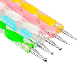 5 Piece Set of Double Ended Dotting Tools