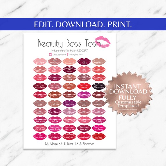 lipsense colors lipsense senegence lipsense distributor boss color chart