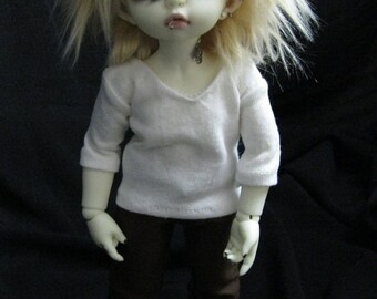 LTF/YOSD White Cotton 3/4 sleeves Shirt CLEARANCE Price