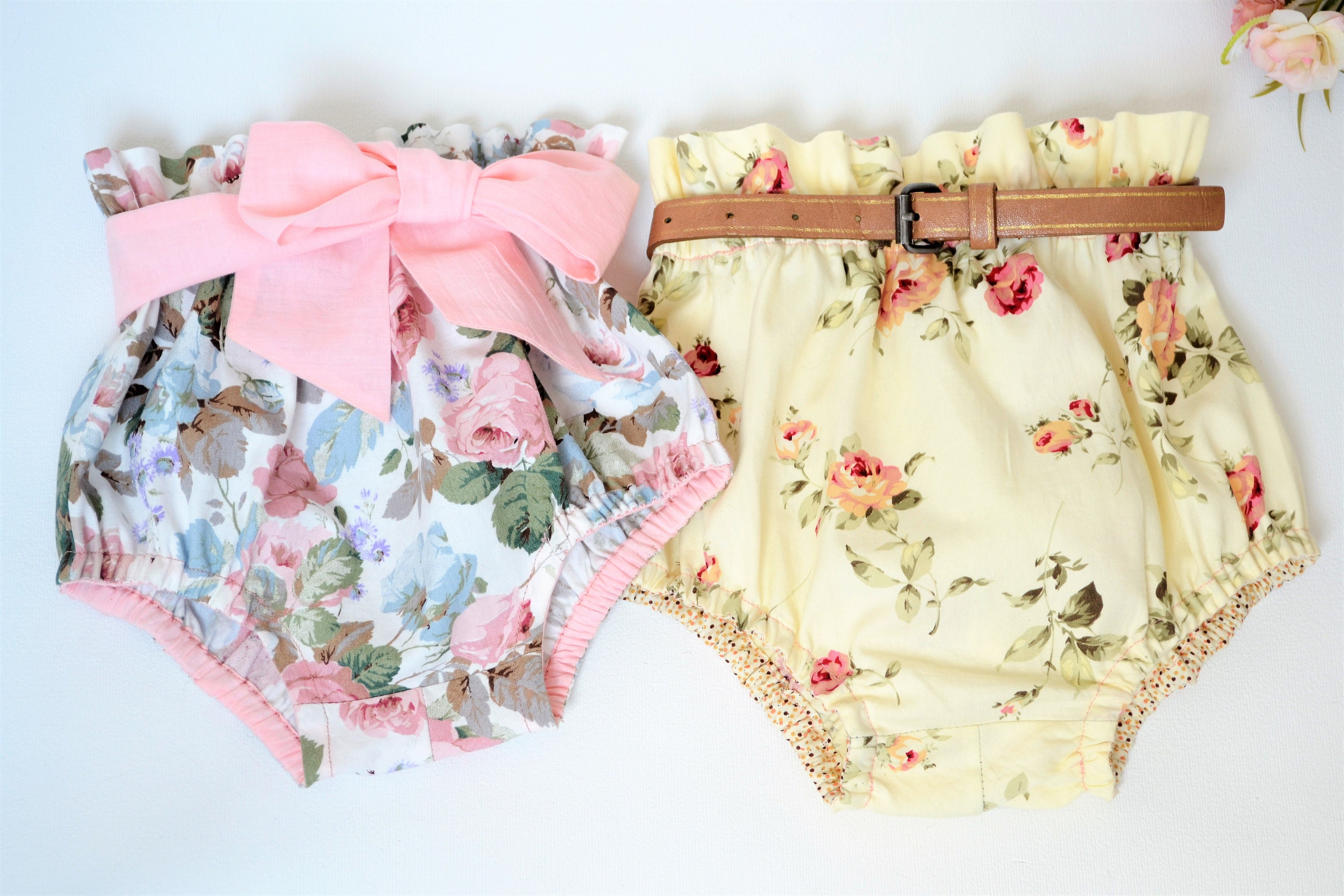 Baby Toddler Bloomers pattern High Waisted Bloomer PDF