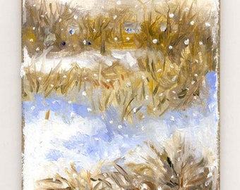 Winter Scene III Original Oil Painting