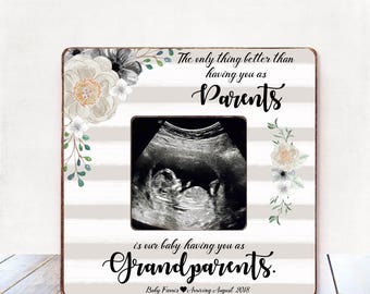 Pregnancy Reveal to grandparents pregnancy announcement grandparents pregnancy announcement grandparents picture frame you are going to be