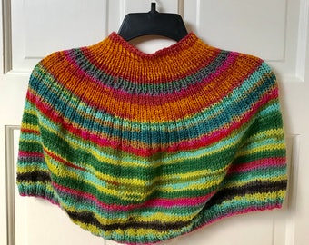 Poncho Shrug Multi Color