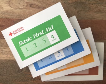 Vintage American Red Cross First Aid Manuals (1979)