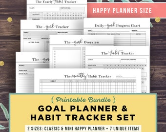 Happy planner insert | Etsy