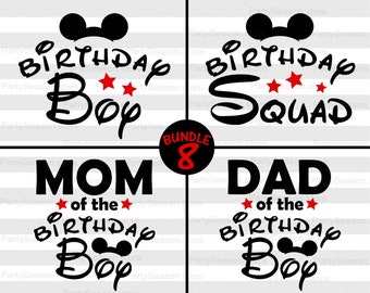 Download Disney birthday svg | Etsy