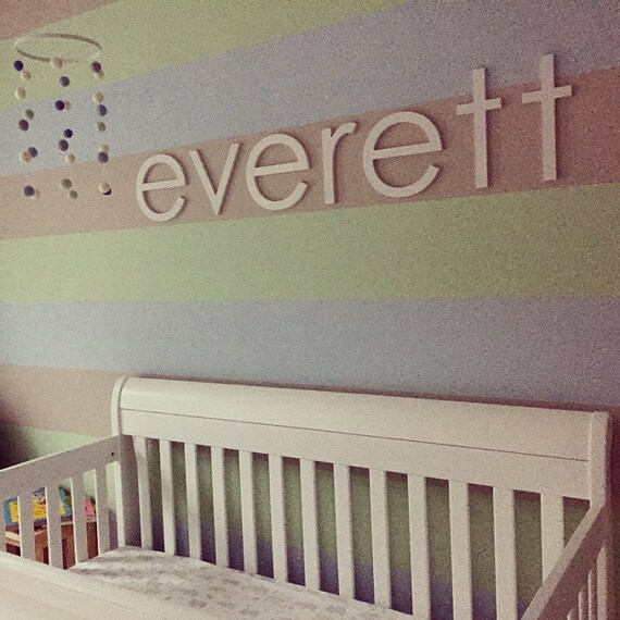 10 nursery name sign Baby Name Plaque DIY Large