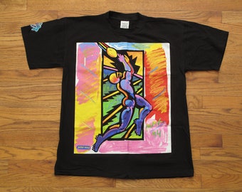 RARE vintage Peter Max Super bowl t shirt