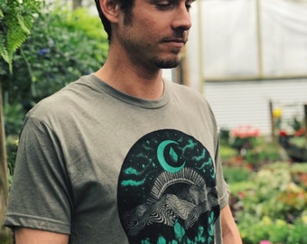 Appalachia Glow in the Dark Tri Blend Crew Neck Tee