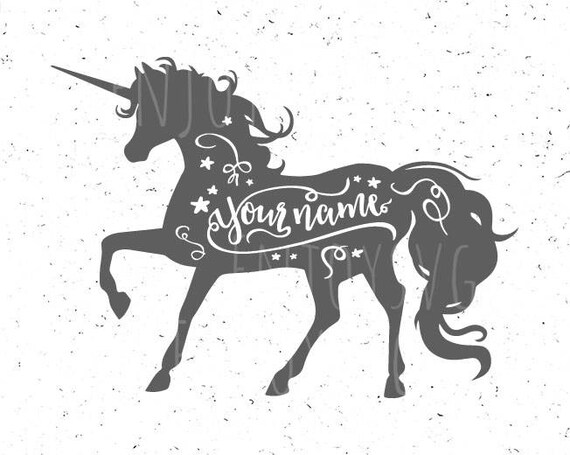 Download Unicorn svg Your name Unicorn svg file Custom order Your name