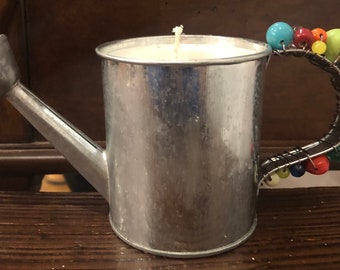 1.3lb Beaded Watering-Can Citronella Candle