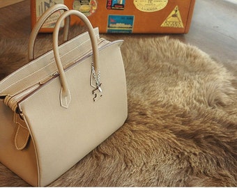 Handmade leather Tote bag