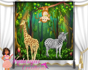 Safari Jungle BackDrop Banner