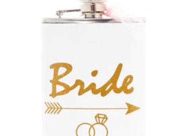 Bride Or Groom Flask Wedding Gift Wedding Flask