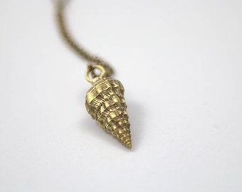 Seashell Necklace, Seashell pendant necklace, Casted Pendants, Sea treasure, Summer necklace, Summer pendant, Sea lovers gift, for her, mom
