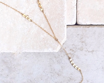 Delicate necklace, lariat necklace, gift for her, Y necklace, best seller, bridesmaids gift