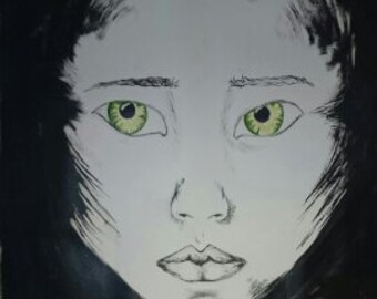 Green eyed girl