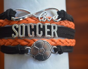 Soccer Gift -Soccer Bracelet – Soccer Team Gift - Soccer - Perfect for Soccer Players, Soccer Coaches & Team Gifts