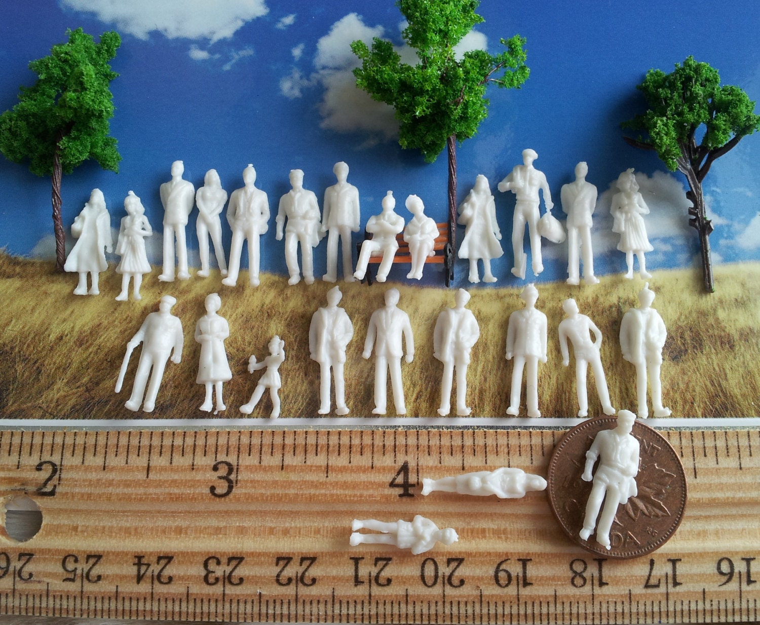 DESTASH SALE 20 diorama little people miniature figure diy