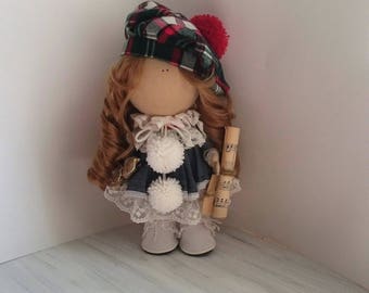 Tilda doll Idea Gift Art doll Fabric doll Handmade doll Textile doll Cloth doll Soft doll Collectible doll Rag doll by Tilda doll
