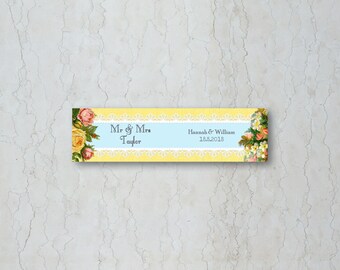 Vintage Brights Straw/Cupcake Flag
