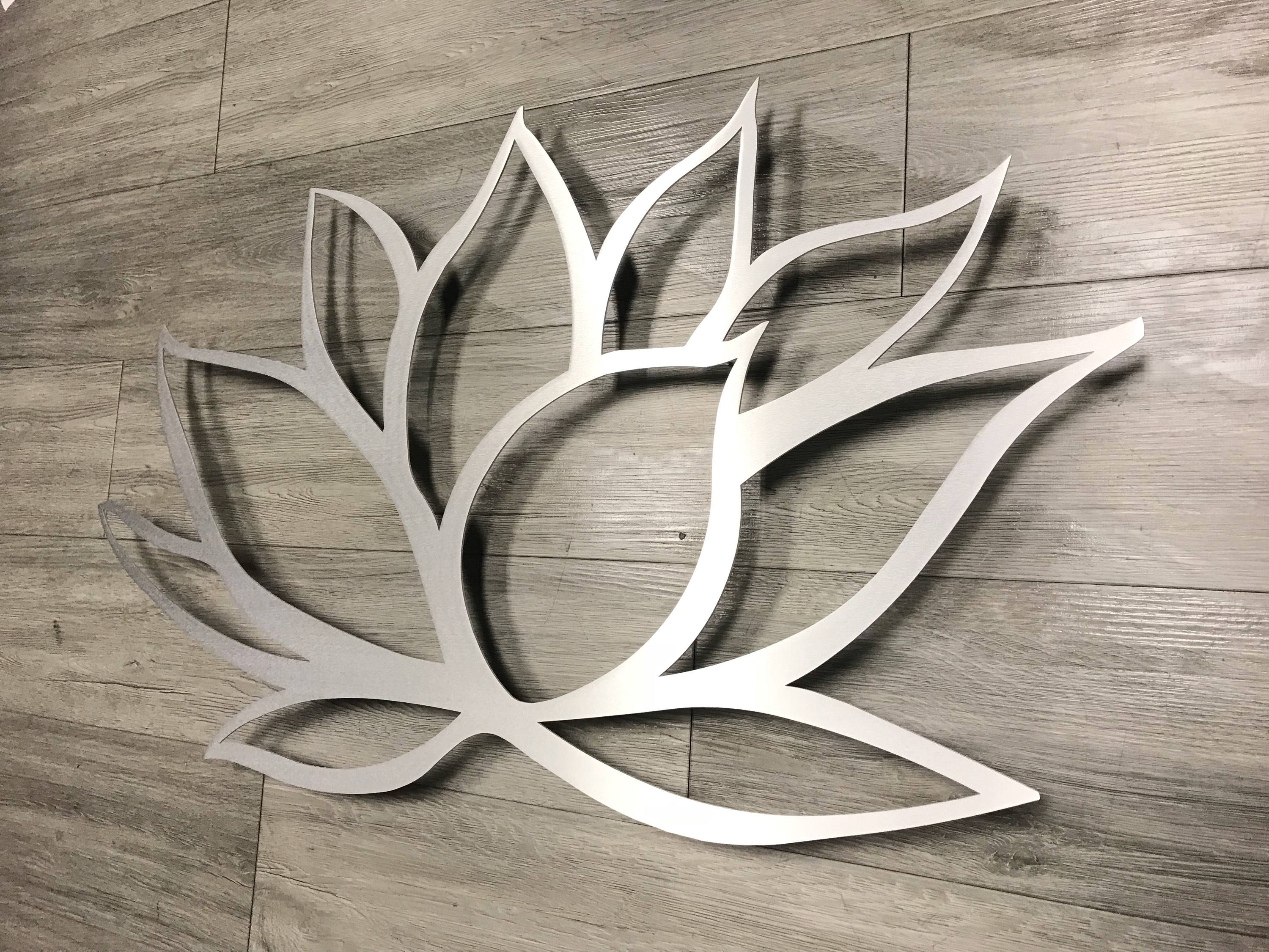 Lotus Flower Metal Wall Art Lotus Metal Art Home Decor