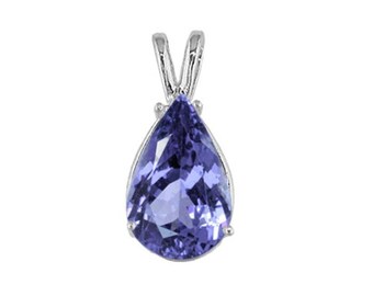 tanzanite pendant sterling silver