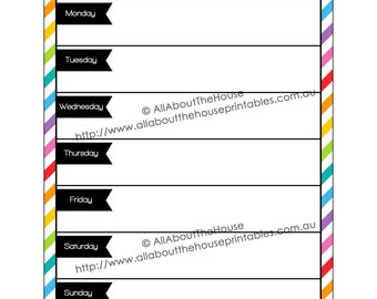 Printable Calendar 2 page monthly calendar printable rainbow