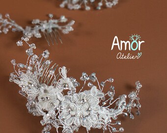 Lace Flowers Headdress