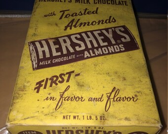 Vintage “Hershey’s with Almonds” box