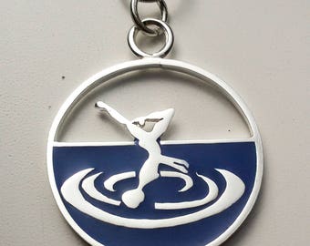 Colgante natacion sincronizada Joyeria nadadoras Regalo personalizado