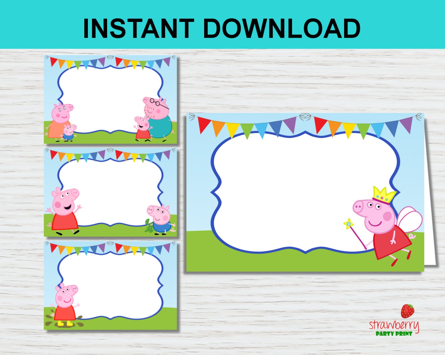 Peppa Pig Food Labels Peppa Pig Food Tents Peppa Pig Place