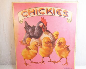 Chickies, Linenette Trade Mark, Sam'l Gabriel Sons & Company New York, Vintage Children's Book