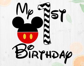 Download My 1st birthday svg | Etsy