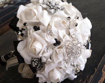 Brooch Bouquet/ Hand made/ Weddings/ prom/ dance/ flower girl/ maid of honor/ bride's maid