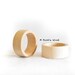 3 Unfinished Wooden Finger Rings - Flat surface - 3 sizes to choose from! DIY, Jewelry Supply, Wood Craft