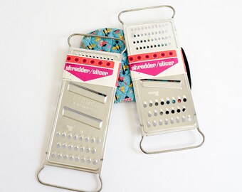 Vintage 1960s Kitchen Utensil / Bromco Aluminum Shredder Slicer NOS Sold Individually / Retro Collectible Kitchenware