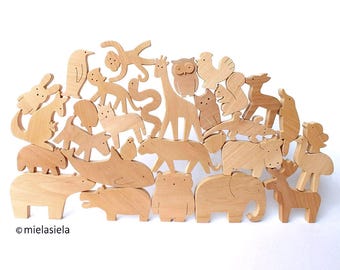 Wooden toys, Waldorf toys, Montessori toys, Toddler toys, Natural toys, Eco friendly toys, Educational toys, Stacking Toy, Wooden animals