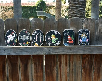 CUSTOM Handpainted Wooden Folk Art