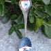 Souvenir Spoon/Hand Painted Spoon/ Indiana/Ice Skater/Vintage Ornaments/Christmas Ornaments