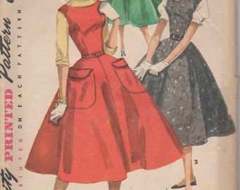 1950's Teen-Age Jumper Simplicity 1280 Size 12 Bust 30