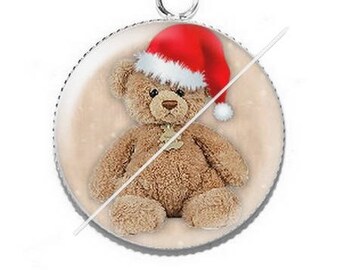 Pendant cabochon resin Merry Christmas happy holidays 32