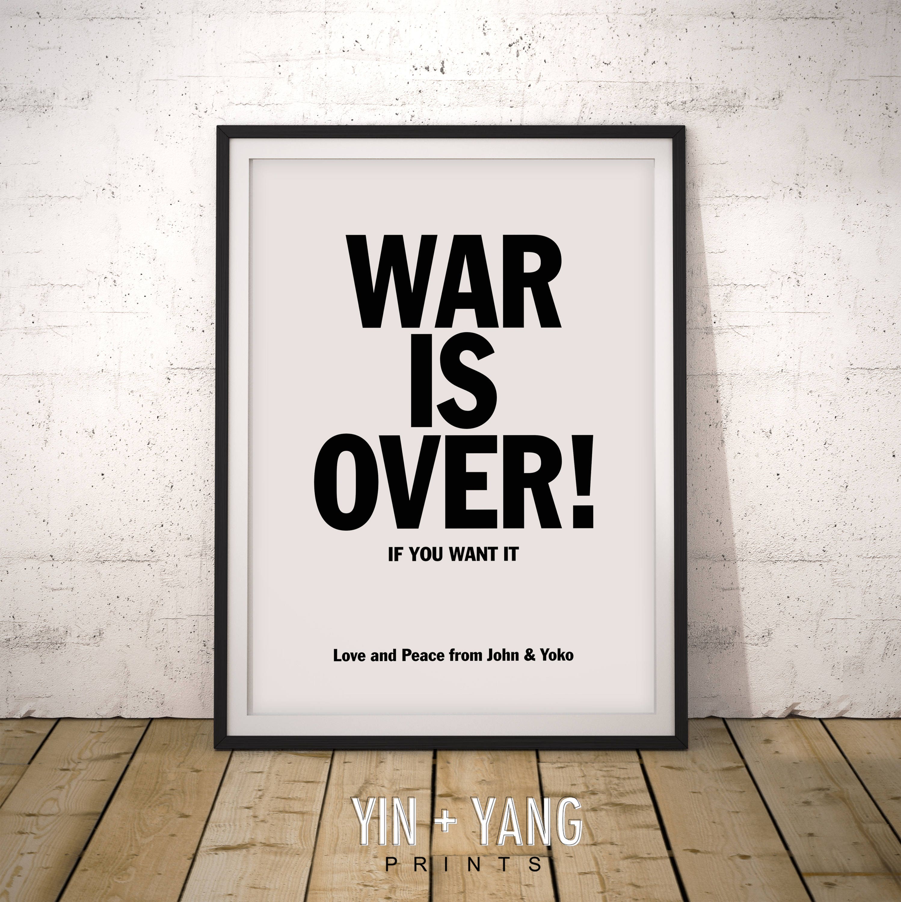 john lennon war is over shirt