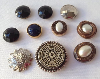 Lot of 10 Button Covers (4 are Nony)