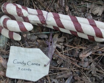 Primitive Candy Canes Bunch