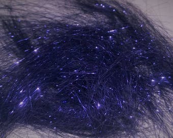 Brilliant Purple Angelina Spinning Fiber for Blending Not Heat Fusible Fibers
