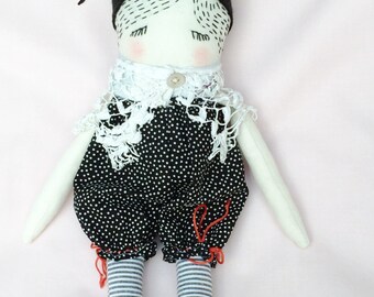 Soft Doll - Baby Shower - Handmade Ragdoll - Nursery Decor Girls - Handmade Gifts for Women - Gifts for Girls