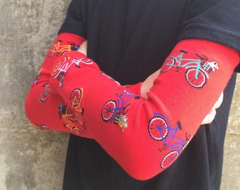 Bicycle Design Warmers for Boys and Girls - Baby, Toddler Leg Warmers - Kid, Tween Leg or Arm Warmers - Great Birthday or Baby Shower Gift