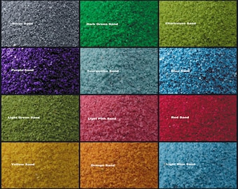 Granular sand Vase filler-Terrariums-5 pounds assorted colors-Group D