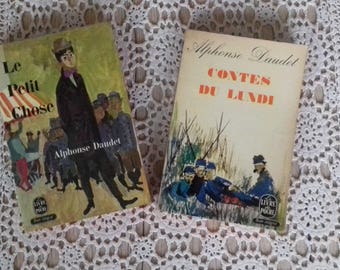 A set of two books by Alphonse Daudet